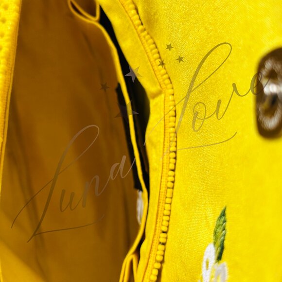 MARY FRANCES Tart Beaded Lemon Shoulder / Crossbody Bag NWT - Picture 5 of 7